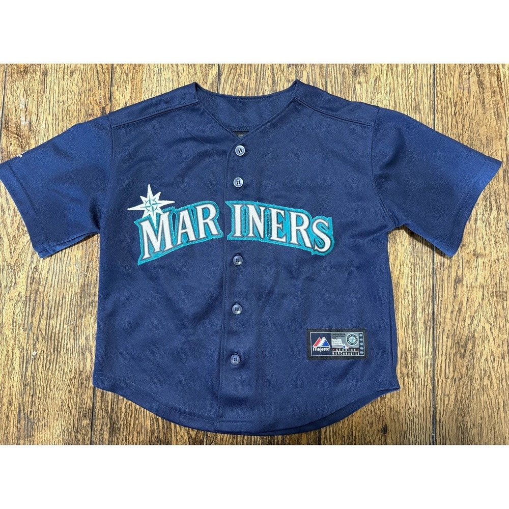 Vintage Seattle mariners majestic ichiro jersey kids 5/6